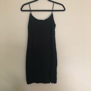 Black mini dress